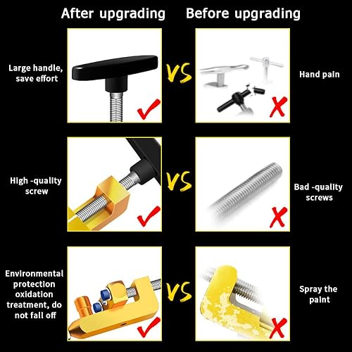 Miniatura 7 de Cortador manual de azulejos  Kit de herramientas de corte manual 2 en 1 con cuchillas de acero de tungsteno de 3 a 0.591in, cortador de vidrio,