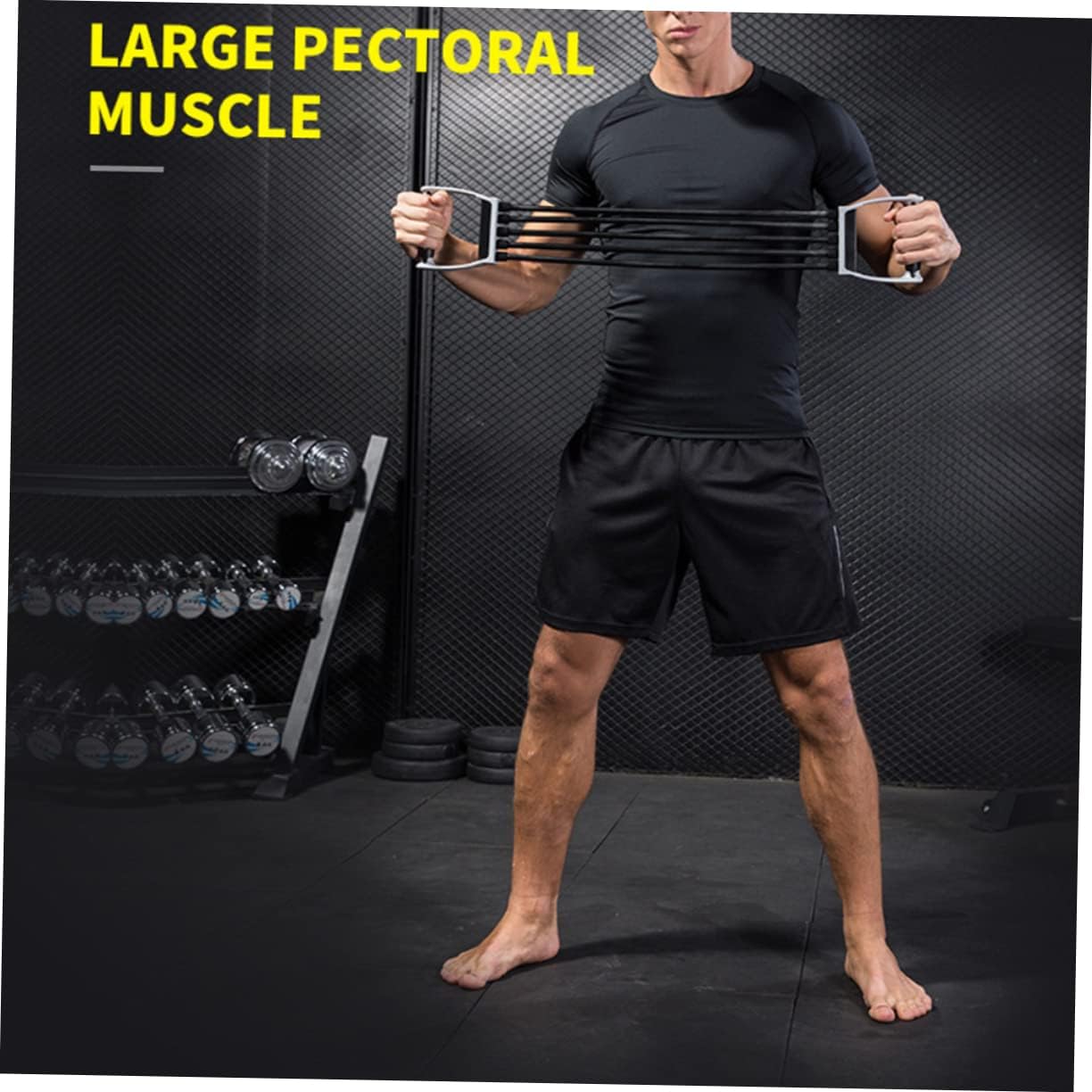 YARNOW 2pcs Spring Chest Expander Fitness Equipment for Strength Training Resistance for Home and Gym Workouts Chest Arms and Back Muscles