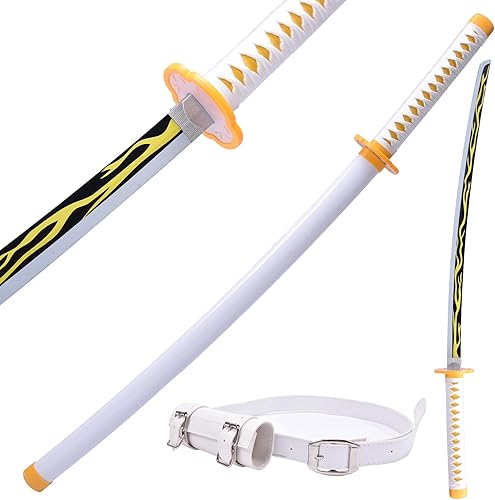 sanshimoxing Espada Demon Slayer de aproximadamente 41 pulgadas, pilares de Hashira y katana protagonista para cosplay, textura original de anime