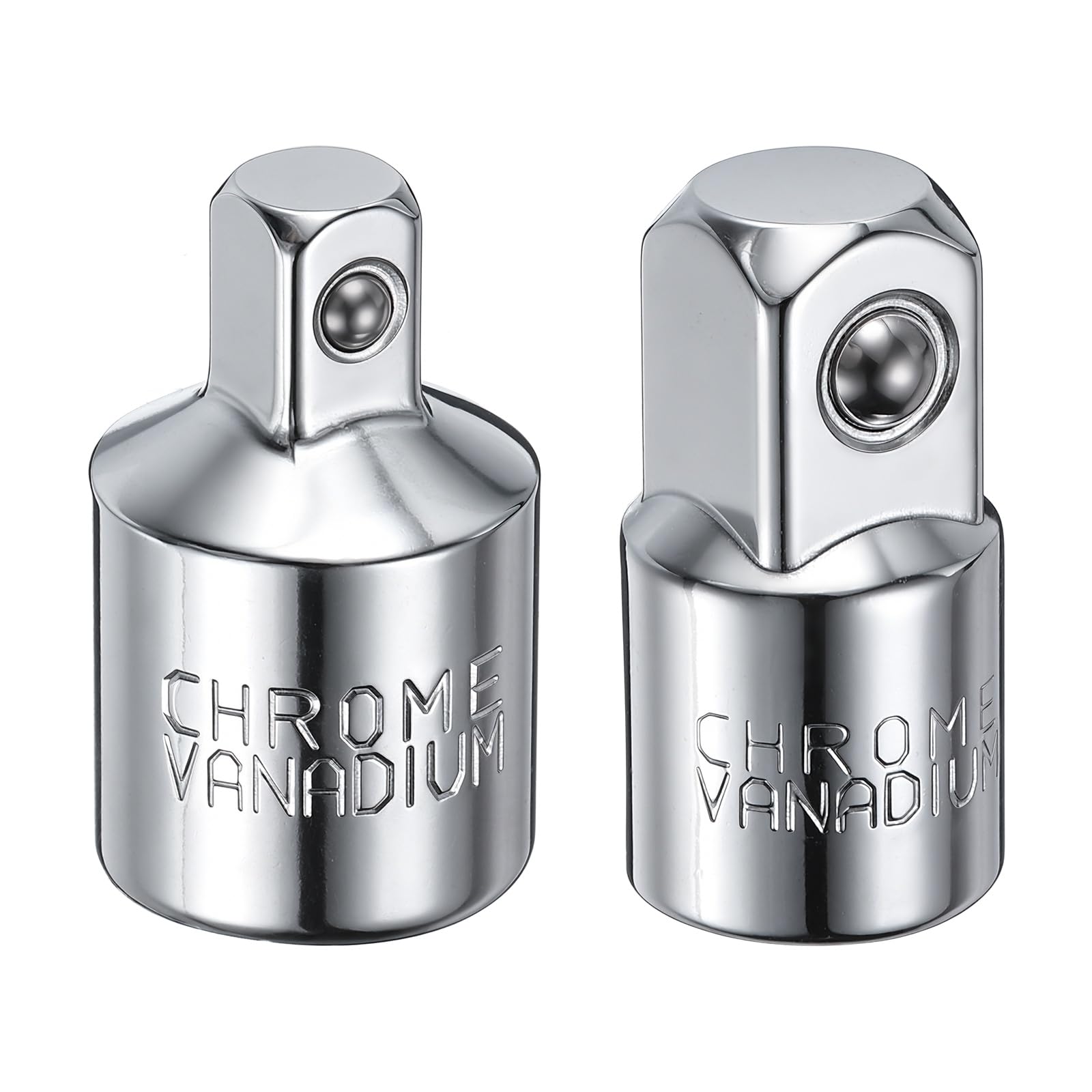 sourcing map 2 Pcs Impact Socket Adapter 1/4 3/8" Female to 3/8 1/4" Male
