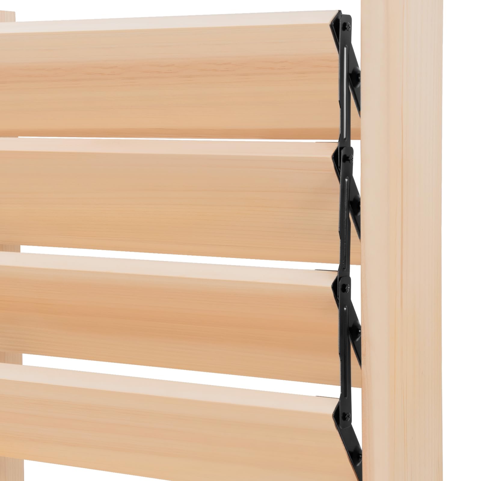 AKOZLIN Kit de quincaillerie en acier de 1 mm d'épaisseur pour fenêtres et volets, avec kit de montage complet – Outils d'installation inclus