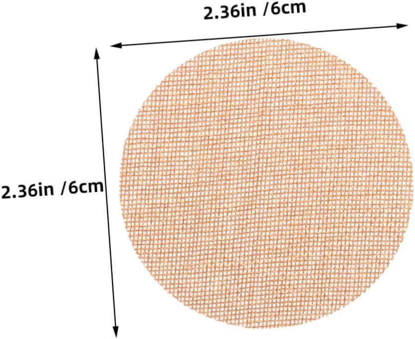 Ceiling Light Shade Diffuser 6cm Diameter Fabric Anti-dazzling Lamp Cover for Nursery Soft Light Protection 2pcs Heat Resistant Pendant Lamp Barriers