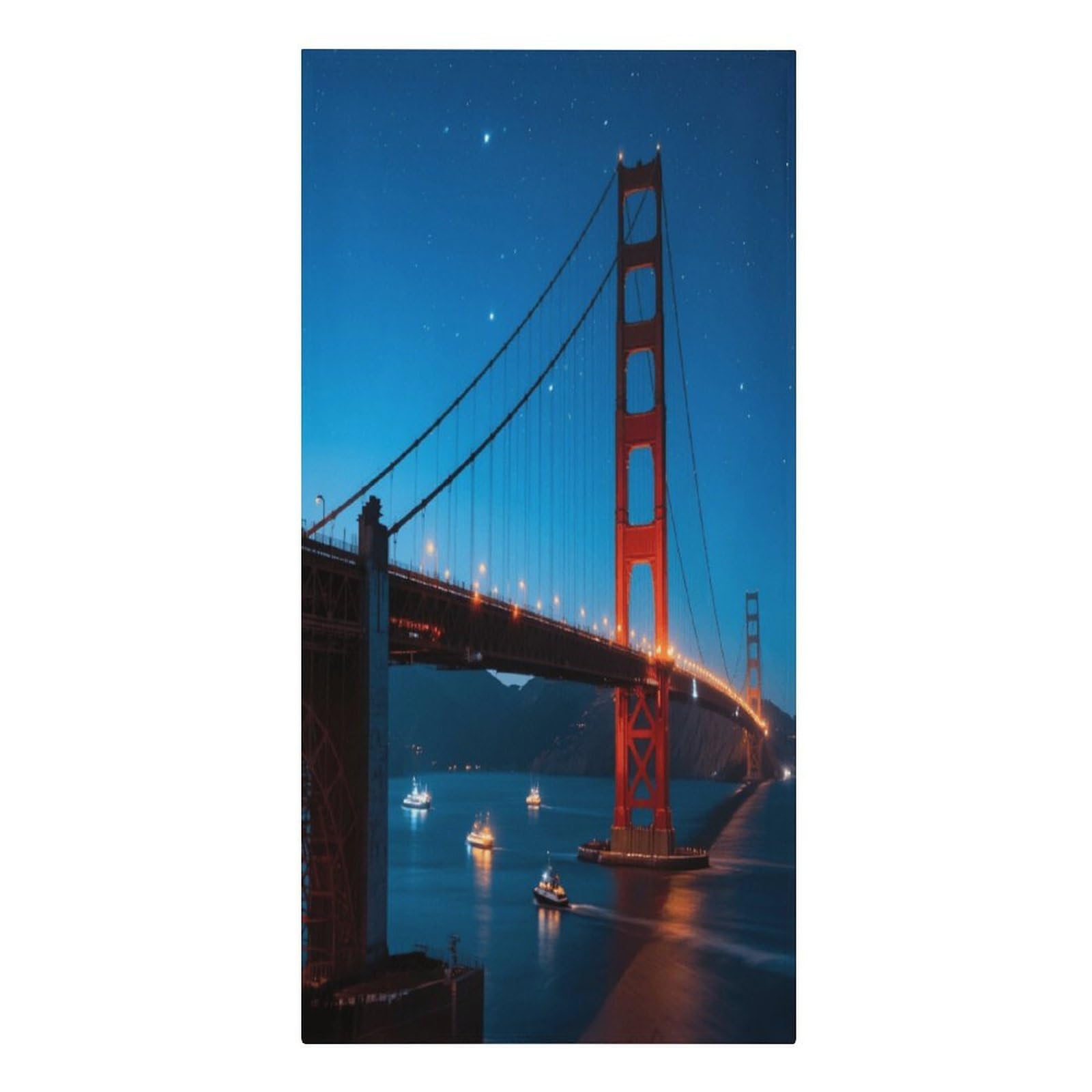 Fekiloot Men's Style Golden Gate Bridge Large Beach Towel, Travel Towel For Adults Wo, Pool Towels For Beach, Camping, Swim Pool, Gym, Sports& Yoga 61.4"X30.3"