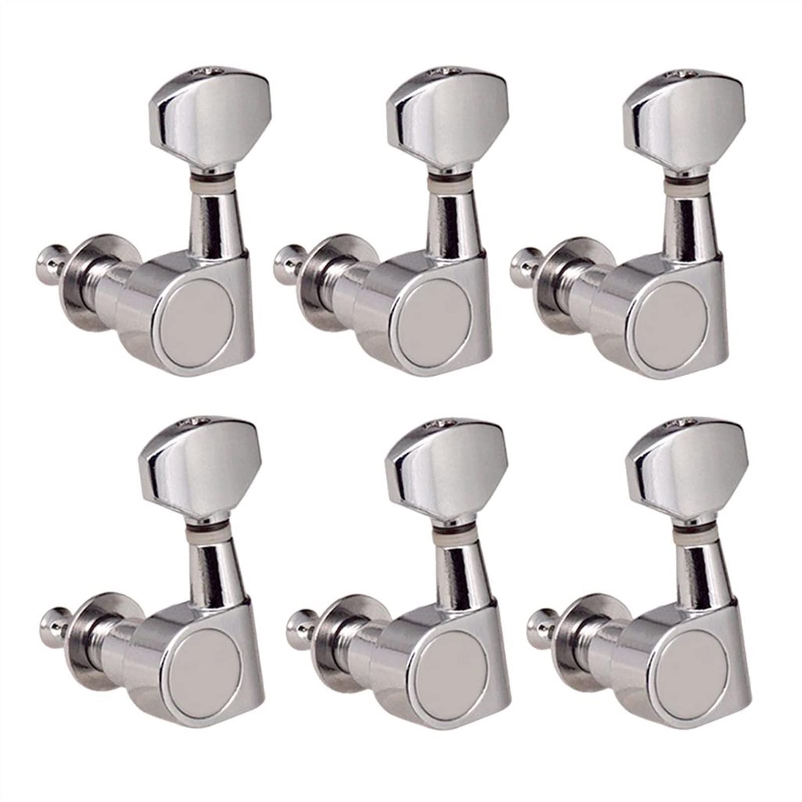 Tuner Mechaniken Knöpfe 6 PCs 6L Versiegelte Zahnradstimmungstuner Maschinenköpfe Für Gitarrenteile