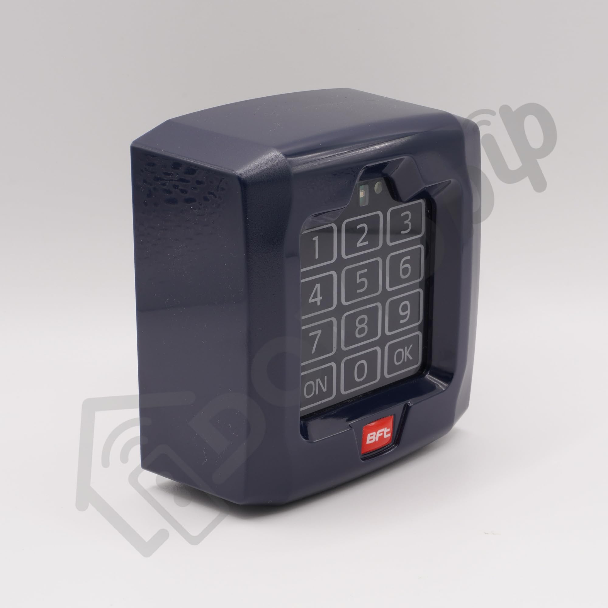 BFT Q.BO TOUCH P121024 / 2600834 – Clavier à code tactile sans fil 433 MHz pour Portail et garage – Rolling Code – 10 canaux – 100 codes + 1 Goodies DOMOBIP