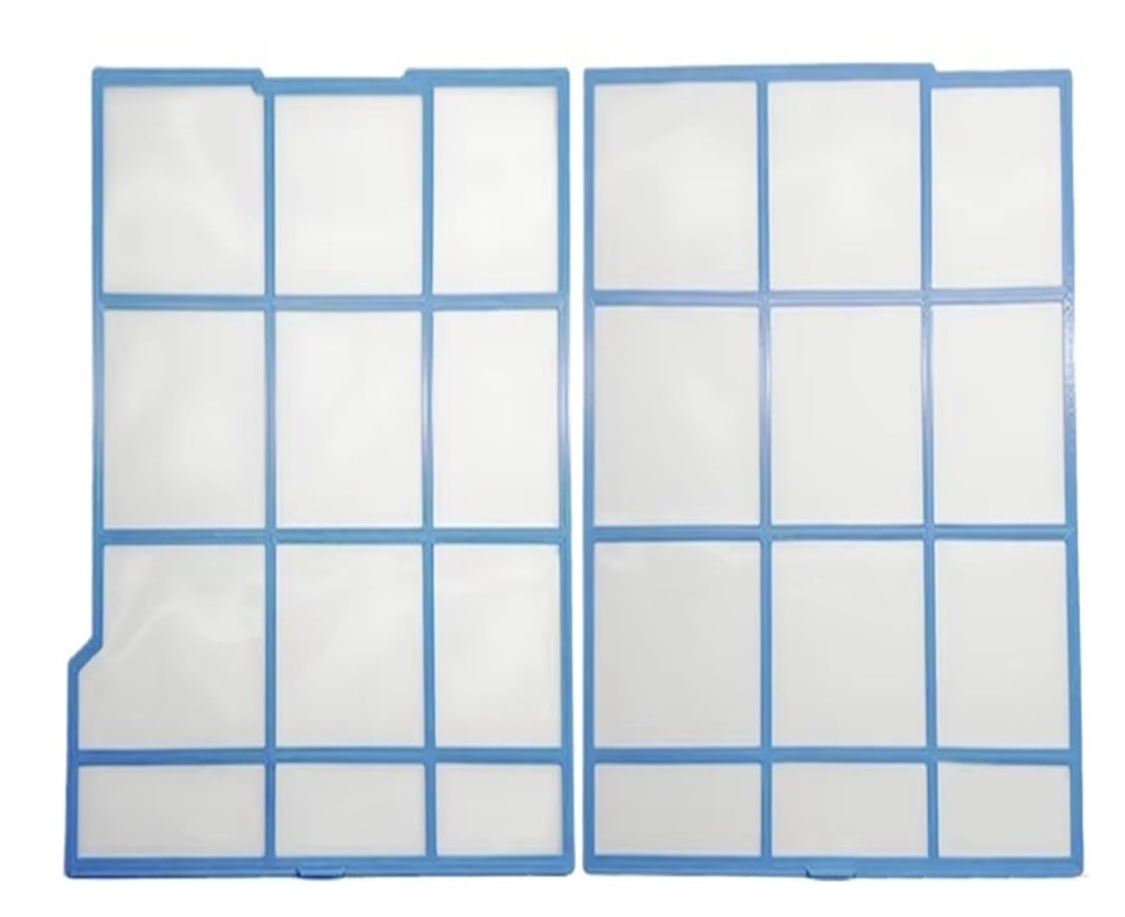 Compatibile For Hitachi, 2 Pezzi/set Filtro Aria Condizionata Schermo Antipolvere SINISTRA 29,8X31,5 Cm + DESTRA 28,5X31,5 Cm