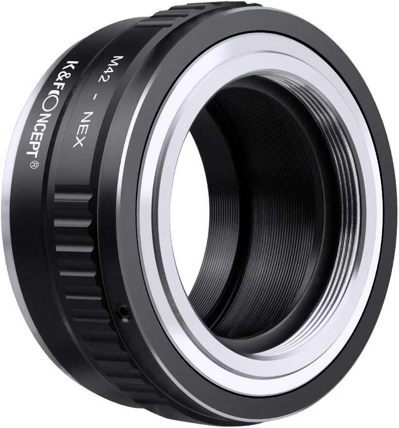 M42 to NEX Lens Mount Adapter, for M42 Screw Mount Lens and Compatible with Sony Alpha E-Mount Cameras
