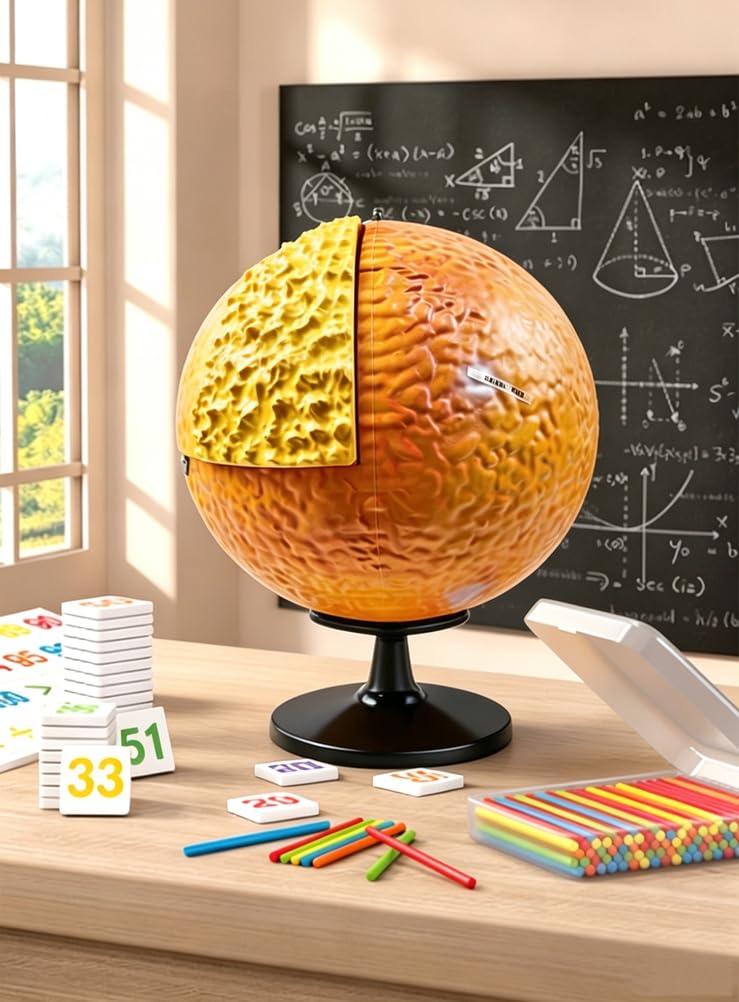 Modèle De Structure Solaire Modèle D'intérieur Solaire Découpé 3D Outil Pédagogique Pour L'enseignement De La Géographie Et De L'astronomie En Classe Ou À La Maison