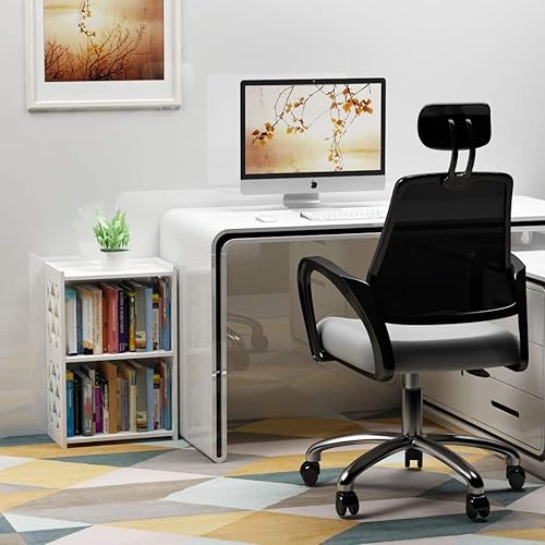 Miniatura 5 de Riipoo Estantería pequeña, estantería para niños, mesita de noche, mesita de noche blanca para salón, dormitorio, sofá, cuarto de niños, espacios