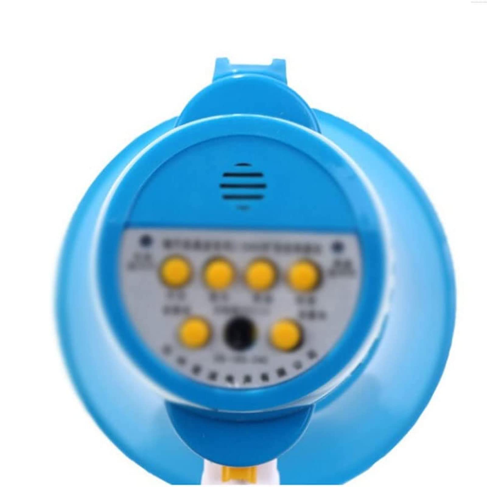 Megafon 15 W Multifunktions-Megaphon Bullhorn mit Lautstärkeregler, tragbarer Megafon-Lautsprecher mit 240 Sekunden Aufnahme und Sirene für Sicherheitsübungen