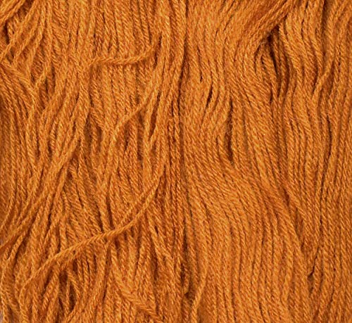 Image of M.G Enterprise Os wal Knitting Yarn 3 ply Wool, Mustard 400 GMS Best Used with Knitting Needles, Crochet Needles Wool Yarn for Knitting.-J Art-E