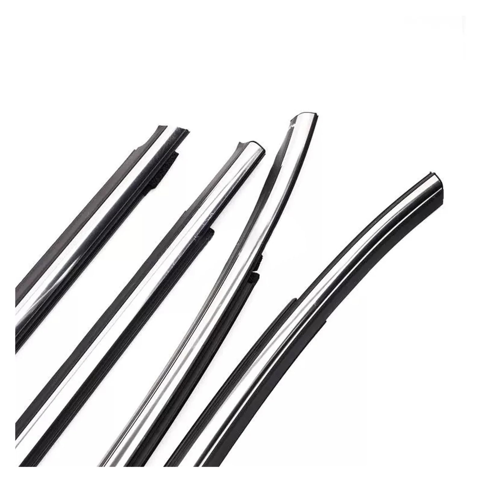 Sifusm Short Wire Rubber Seal 4Pcs For Hyundai For Tuscon For Ix35 2010-2015 Hatchback Pressure Sealing Strip Car Outer Door Windows Rubber Weatherstrip Strip(Short Wire)