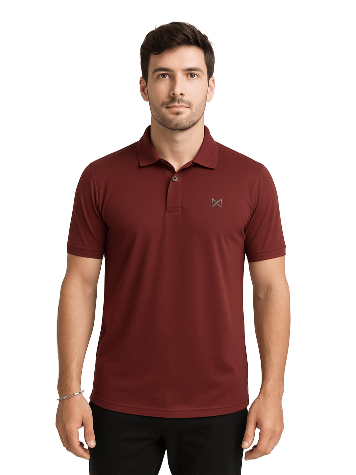 Force NXT Anti Viral Anti Odour Cool Mens Polo T-Shirt | Stylish Collared Sportswear Breathable Solid Polo Tee | Quick Dry Athletic Polo T-Shirt for Gym, Running, Workout, and Casual Wear | Pack of 1-picture-29