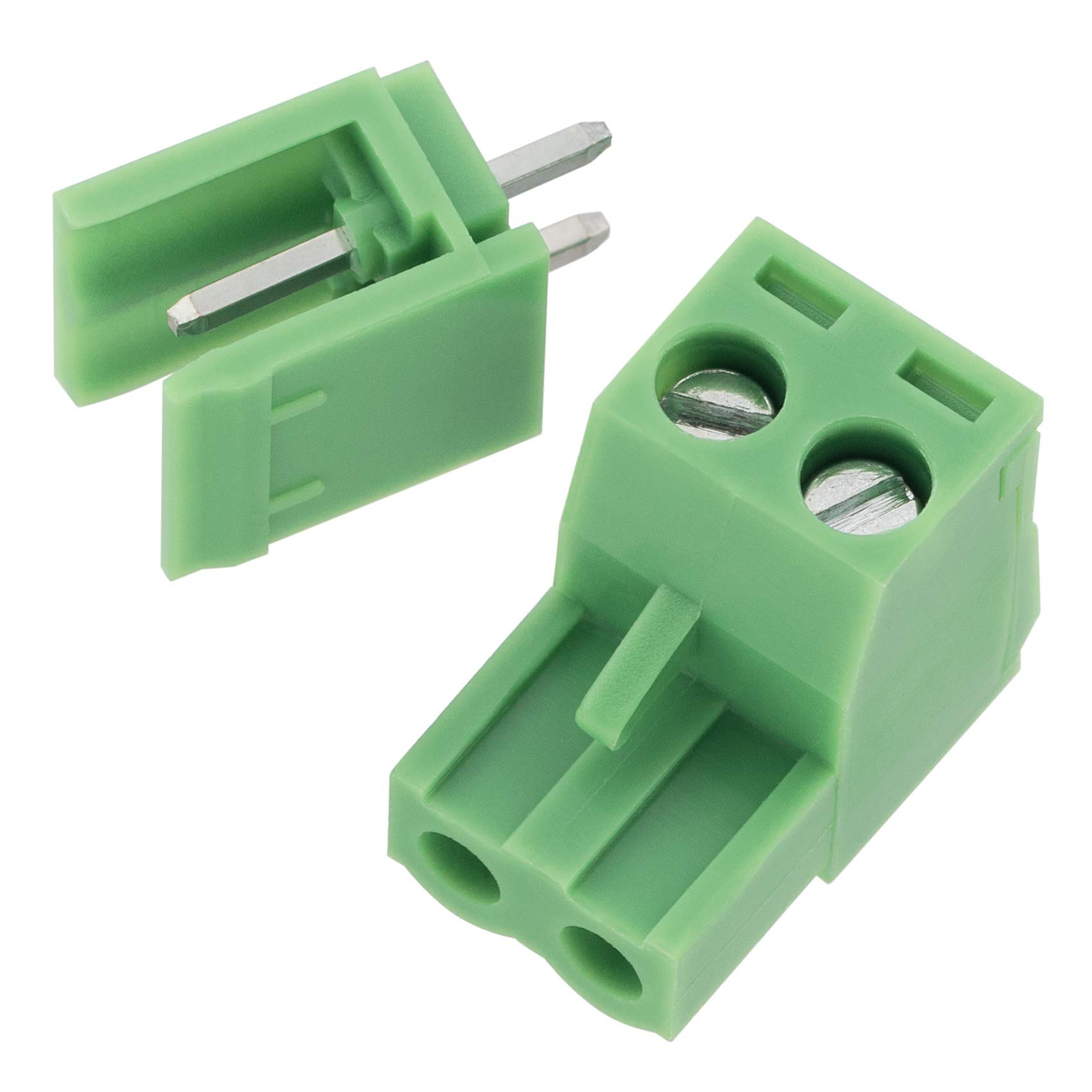 Buy OIIKI 10 Sets 2Pin 5.08mm Pitch Mount Screw Terminal Block
