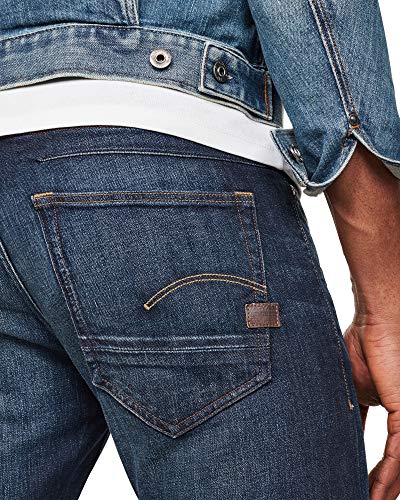 G-STAR RAW Men's D-Staq 5-Pocket Slim C Jeans, Blu...