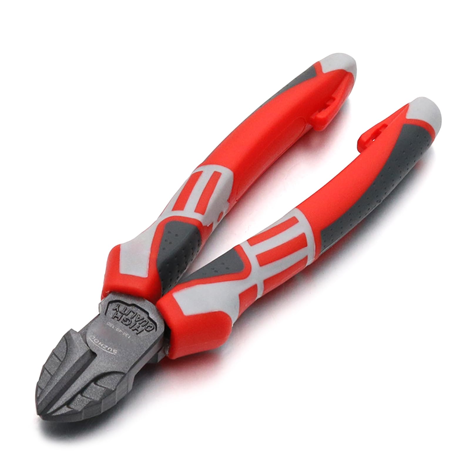 Woedpez 7 Inches Ergonomic Diagonal Pliers 6 / 7Inch Multipurpose Diagonal Heavy Duty Wire Stripping Labor Saving Handle Professional Electrical Wire Cutter