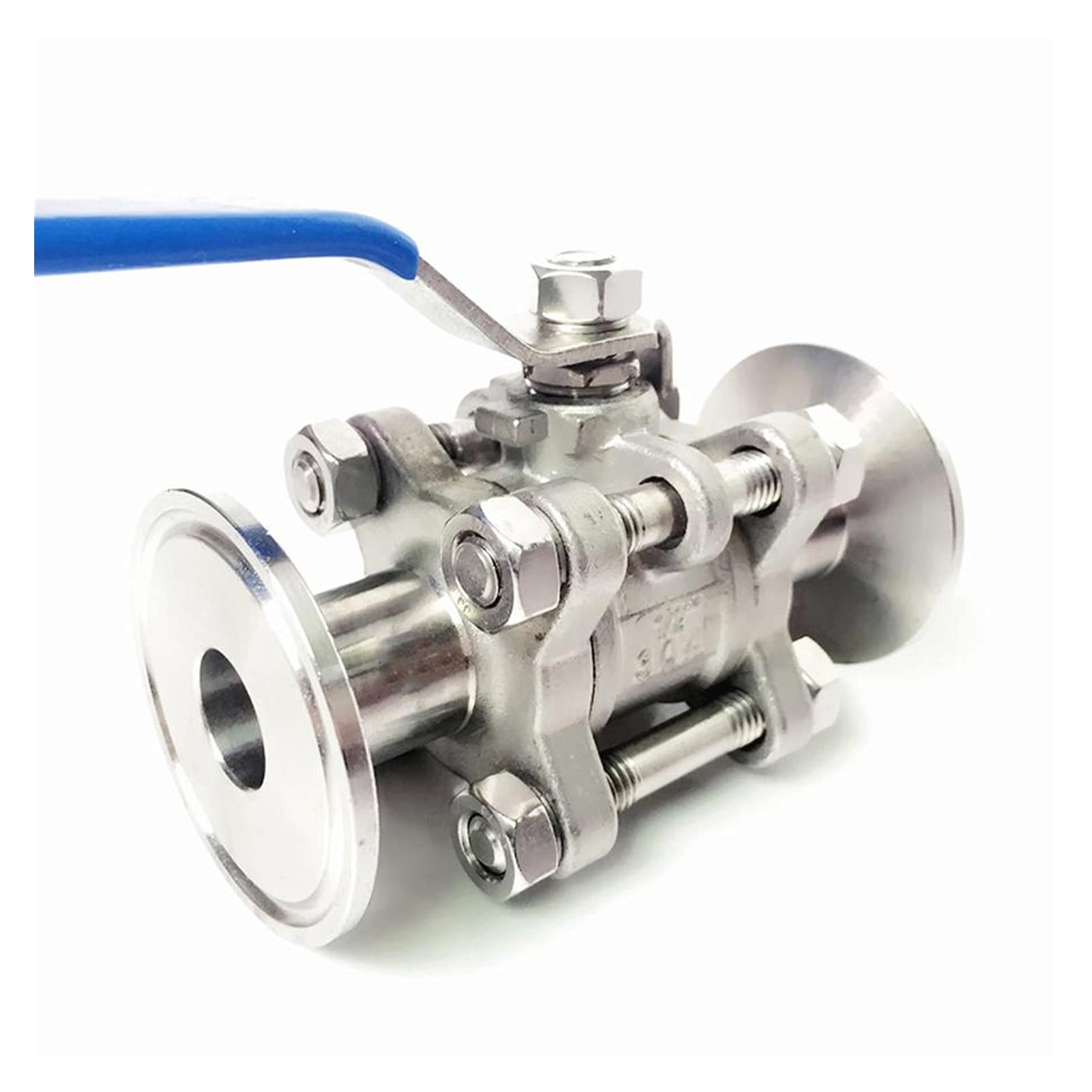 VSPPJYFG Ball Valve Hot And Cold Water Stop DN25 X 1.5" Three-clamp Three-piece Ball Globe Valve SUS 304 Stainless Steel Industrial