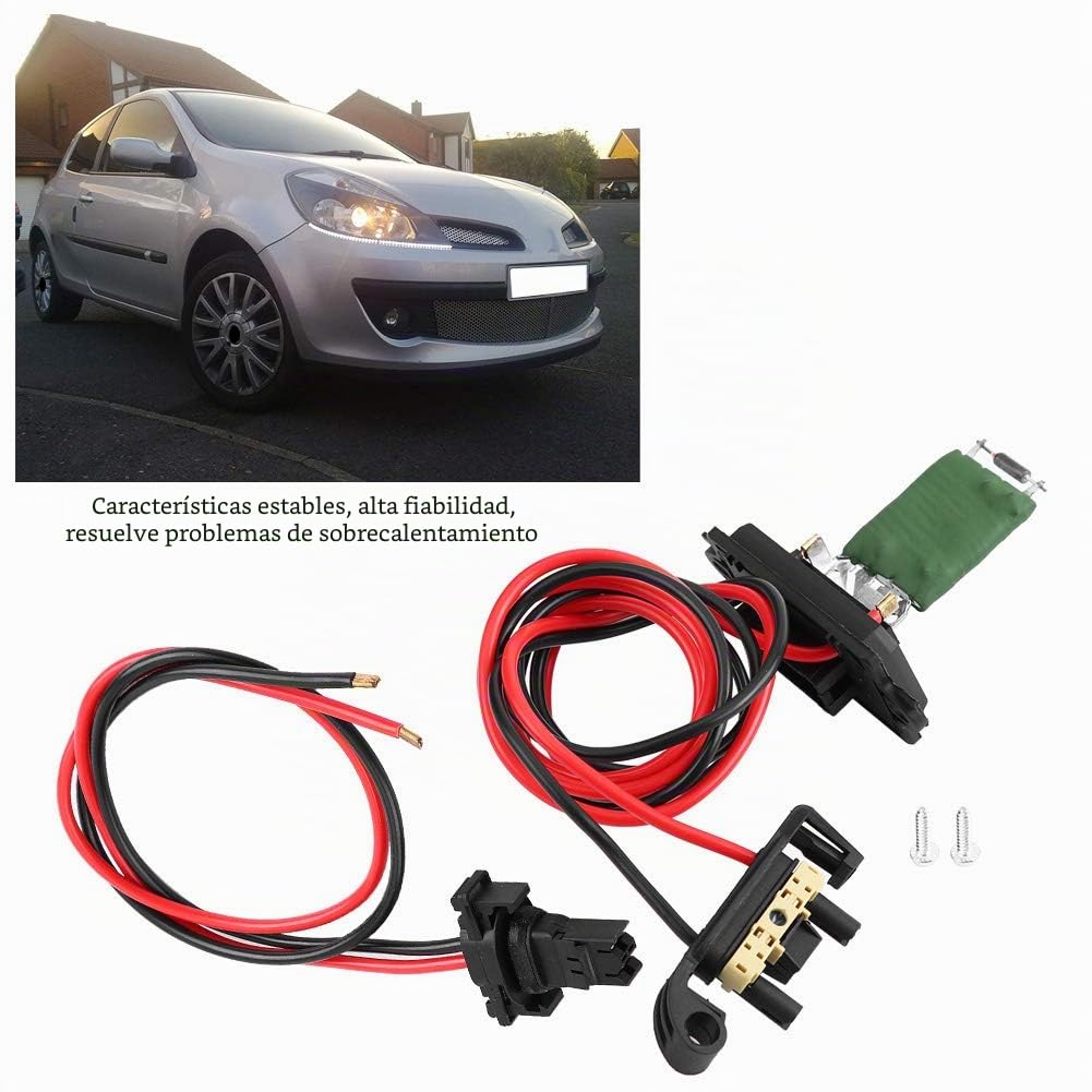 Resistencia Ventilador Renault Clio3, Resistencia de Motor de ventilador de calefactor para Renault Clio MK3 III Modus 7701209803