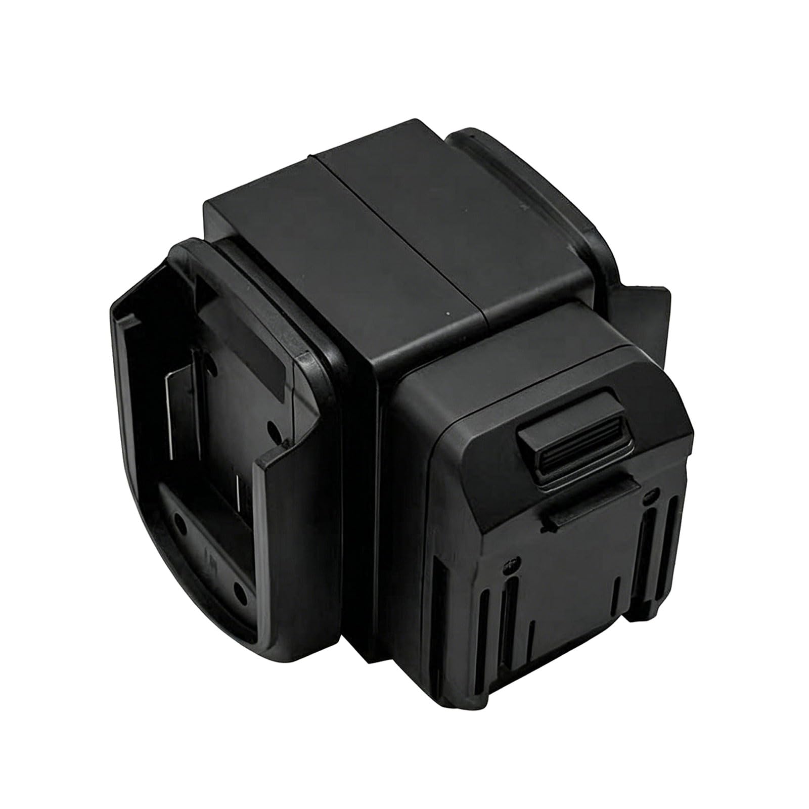Zbiianxer Twin 21V Battery Adapter With Abs Construction & Plugs Parallel Connection Adapter Suitable For Tools Two Battery Link For Power Equipment