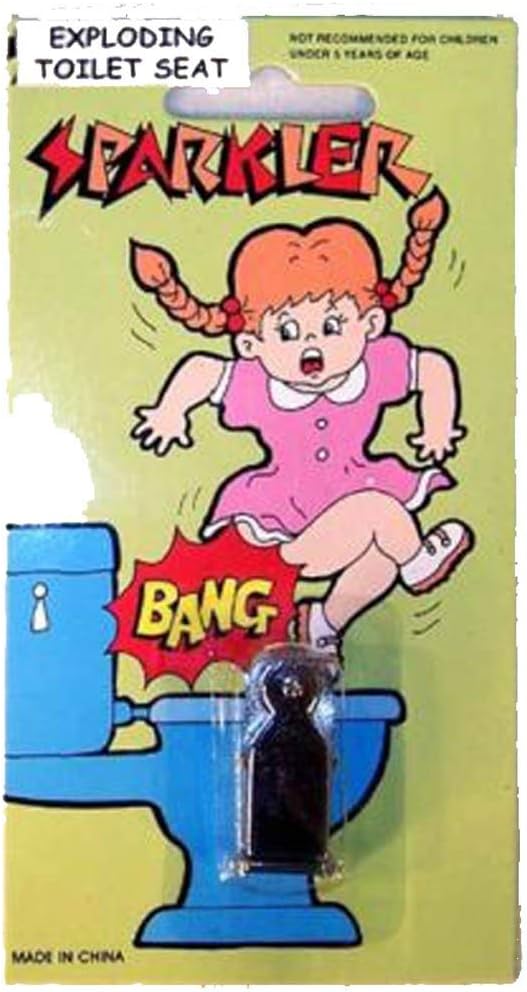 4 Pieces of Exploding Toilet Seat Pranks Scare Your