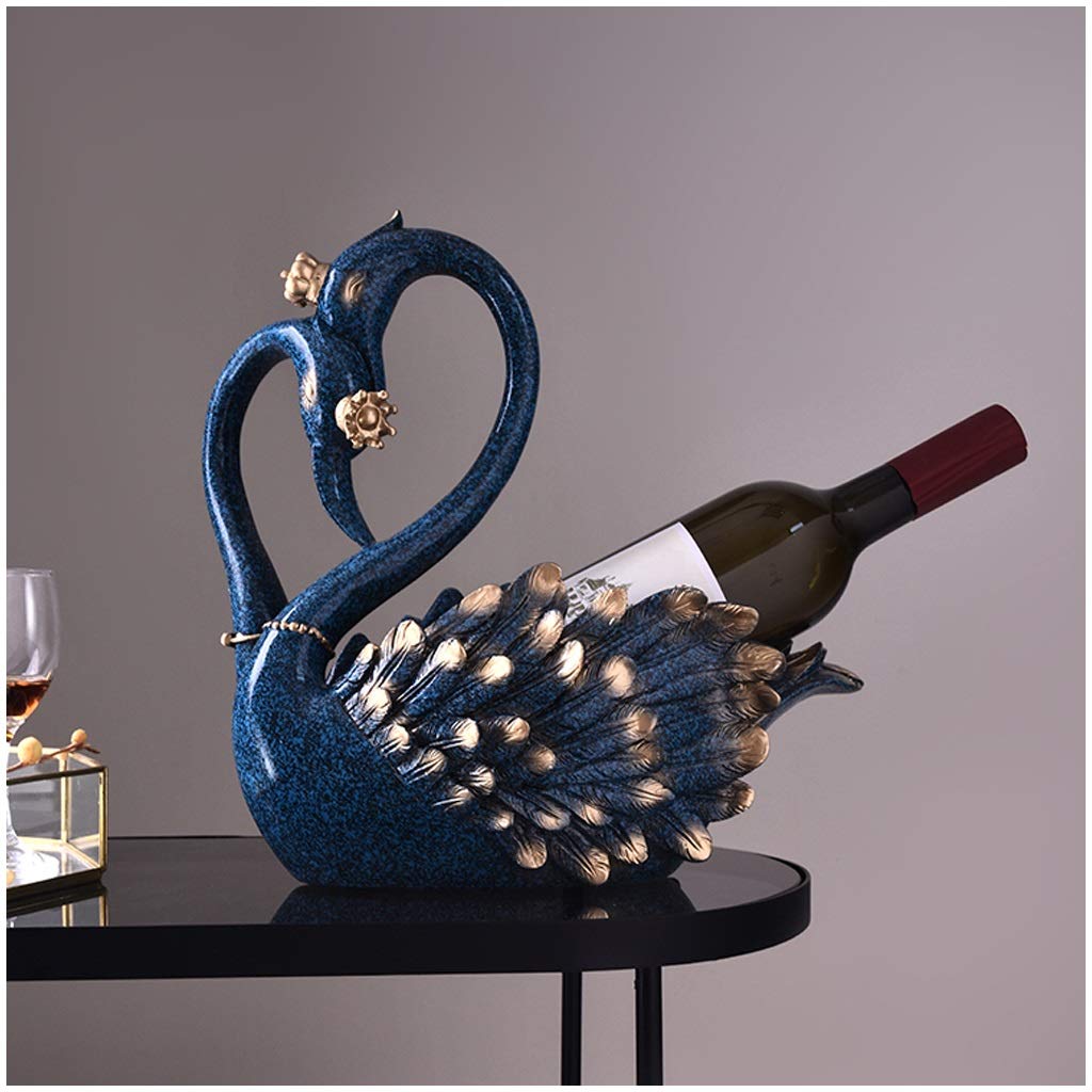 Présentoir de table cygne bleu, une idée cadeau originale pour amateurs