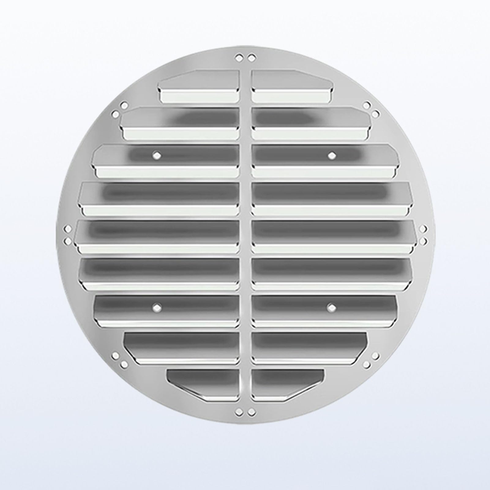 Couvercle Universel pour unité extérieure de climatiseur - Déflecteur de climatiseur en Acier Inoxydable, volet Anti-soufflage Direct, Couvercle de Protection pour Pompe à Chaleur/condenseur