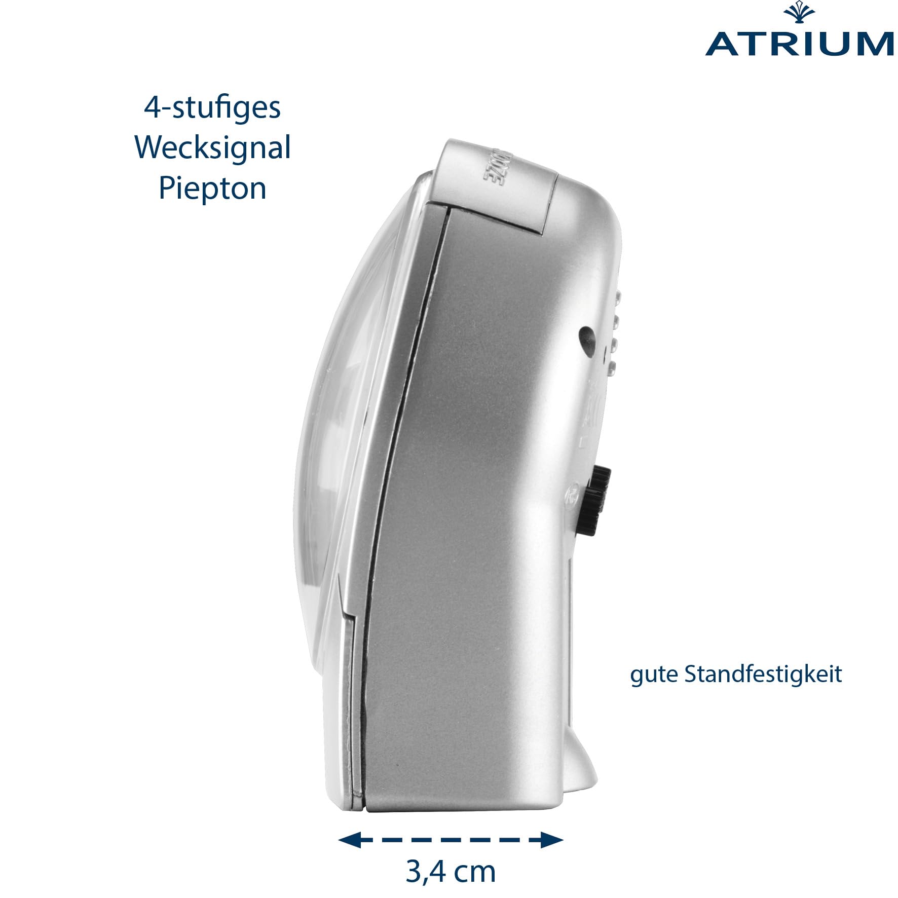 VIRTIME SVEGLIA QUARZO SWEEP OVALE 7514/10 - Foto 2