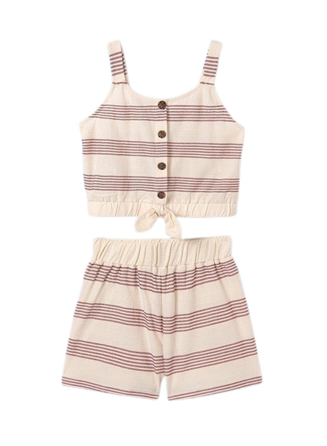 Mayoral Conj. Short Pompones para niña