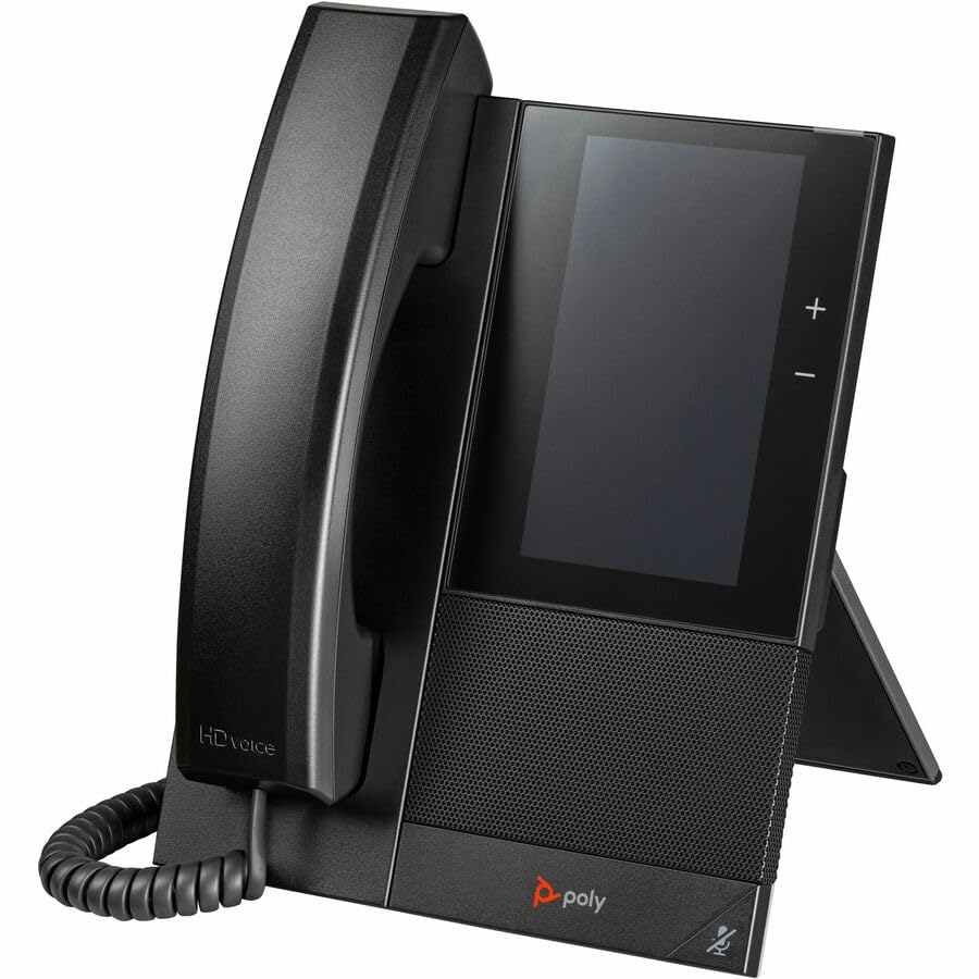 Poly CCX 505 Business Media Phone for Microsoft Teams and PoE-Enabled GSA/TAA - 24 x Total Line - VoIP - 5" LCD - 2 x Network (RJ-45) - PoE Ports