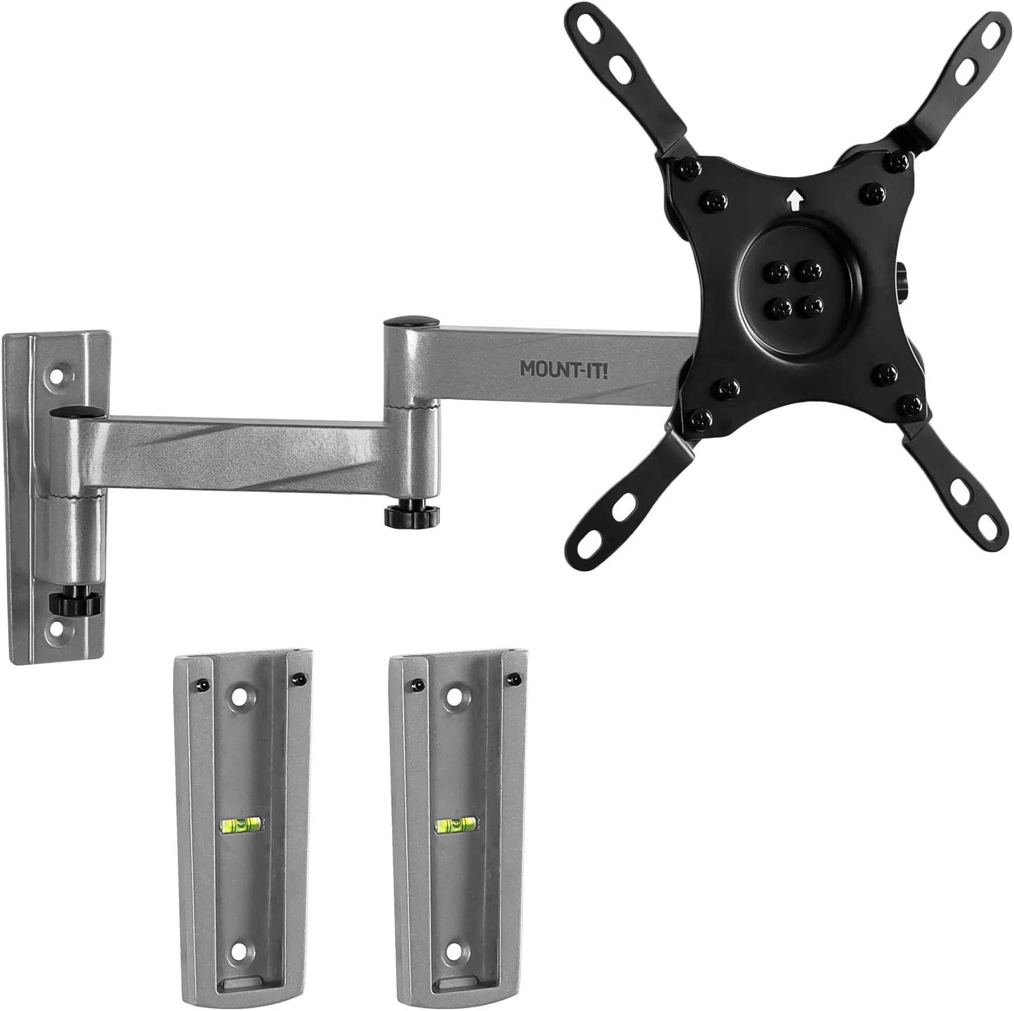 Mount-It RV TV Mount Lockable Full Motion TV Wall Mount Designed Specifically for RV or Mobile Home Use Single Arm Tilting and Swiveling 42 Inches Max 33 Lb Load Capacity up to VESA 200 Compatible