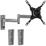 Locking RV TV Mount with Dual Wall Plates & Quick Release | Full Motion Rust-Resistant Aluminum Arm for Indoor & Outdoor Use in Camper, Trailer, RV | 13-42 Inch Screens, VESA 200 Compatible