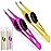 Professional Eyebrow Tweezers Pointed Tip Stainless Steel 2,3xPcs Set, Non-Slip Grip Point Tip Tweezers for Facial Hair, Plucking Removing Ingrown Hairs, Tweezer for Women Men