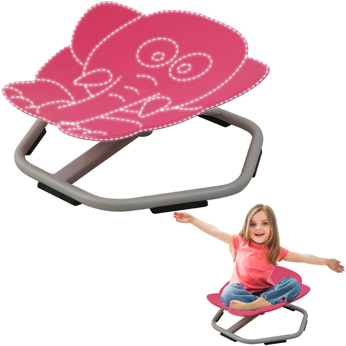 BaiYouMei – Silla sensorial para niños con autismo, silla giratoria para niños, silla giratoria para niños autistas, juguete para