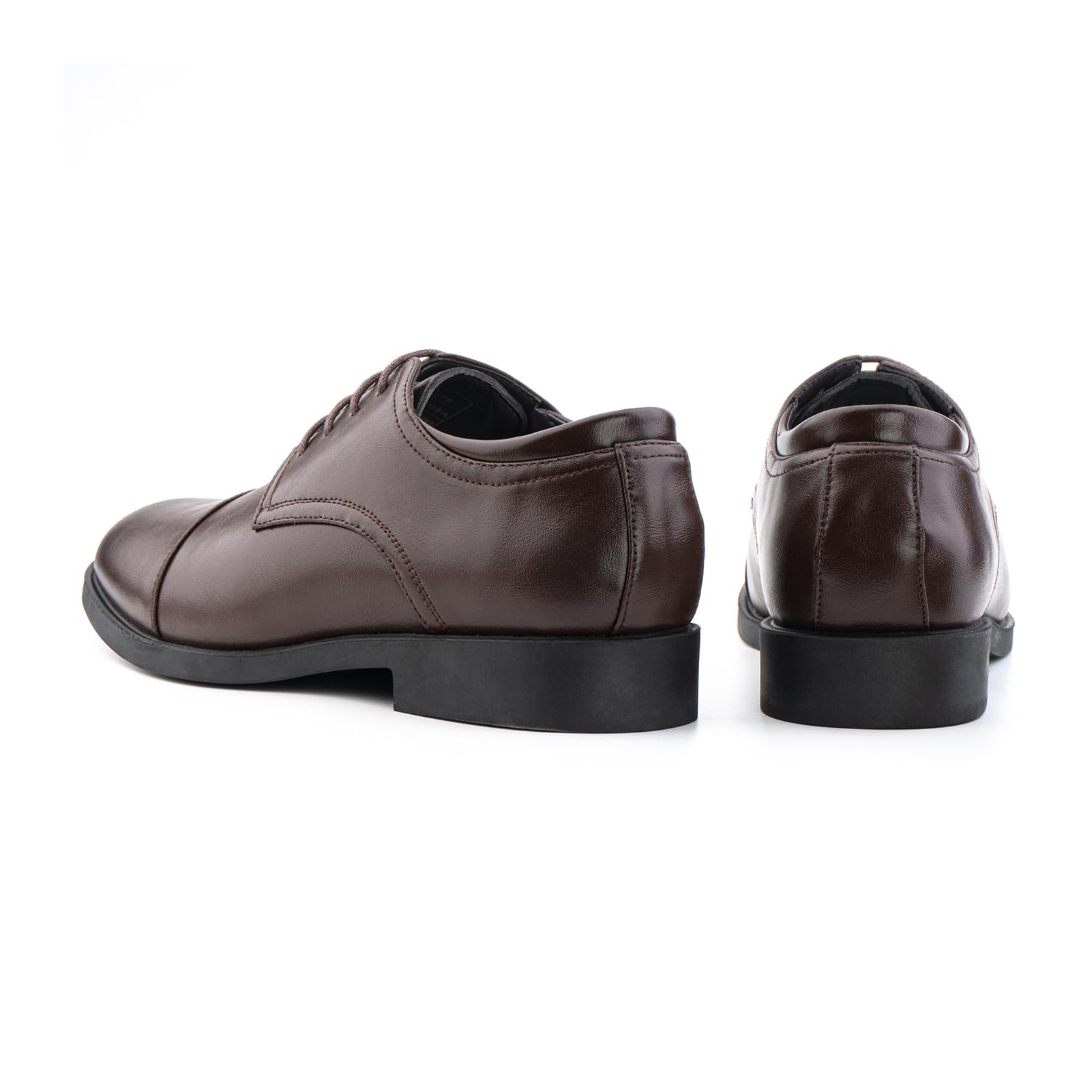 Hitmars Zapatos Oxford Hombre Derby Zapatos Boda Zapatillas Vestir Formales Brogues Cordones Zapatos de Vestir Clásico Zapatos Traje Negro Marrón EU 39-47