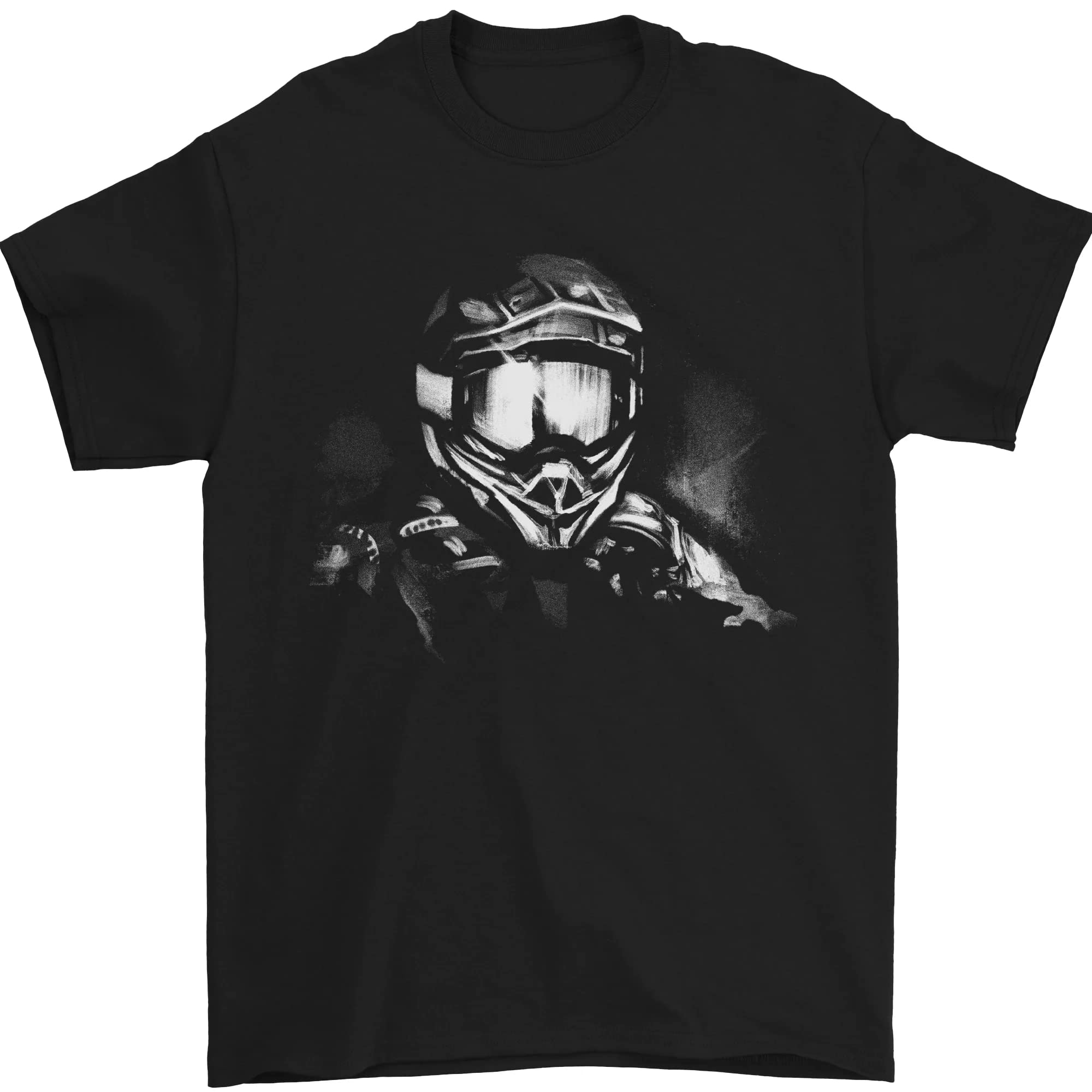 Motocross Rider Motorbike Motox Dirt Bike Mens T-Shirt 100% Cotton