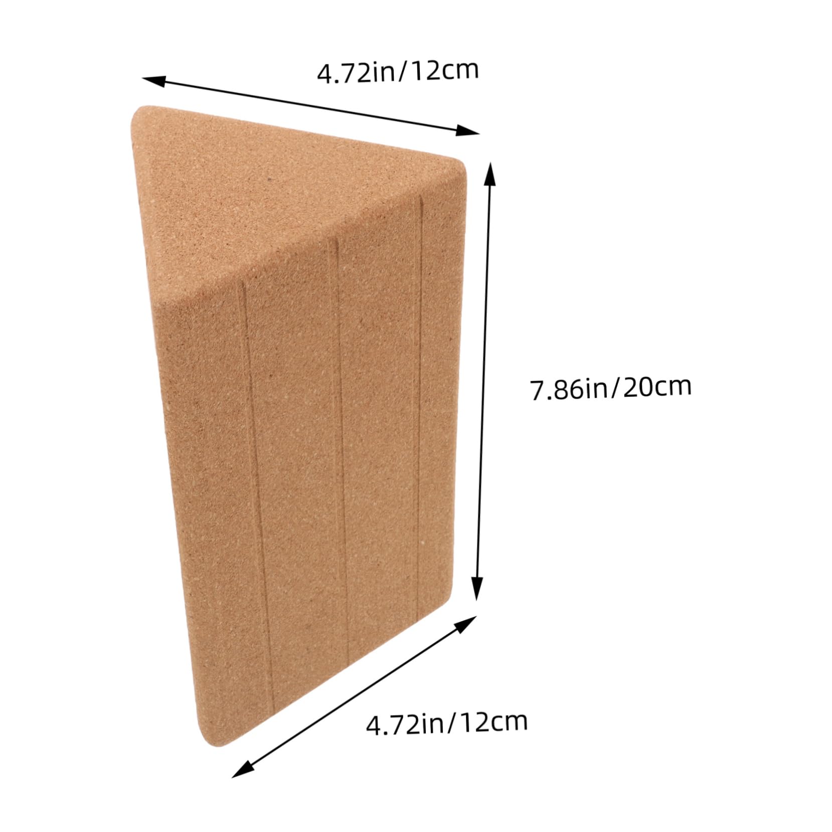 WOONEKY Cork Yoga Block Yoga Training Equipment High Compressive Strength for Dancing