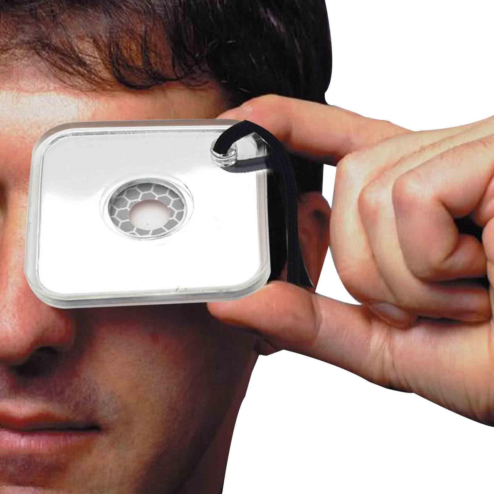 Lot de 10 miroirs de signalisation | Petit miroir de survie | Miroir de signalisation pour la randonnée et les accidents