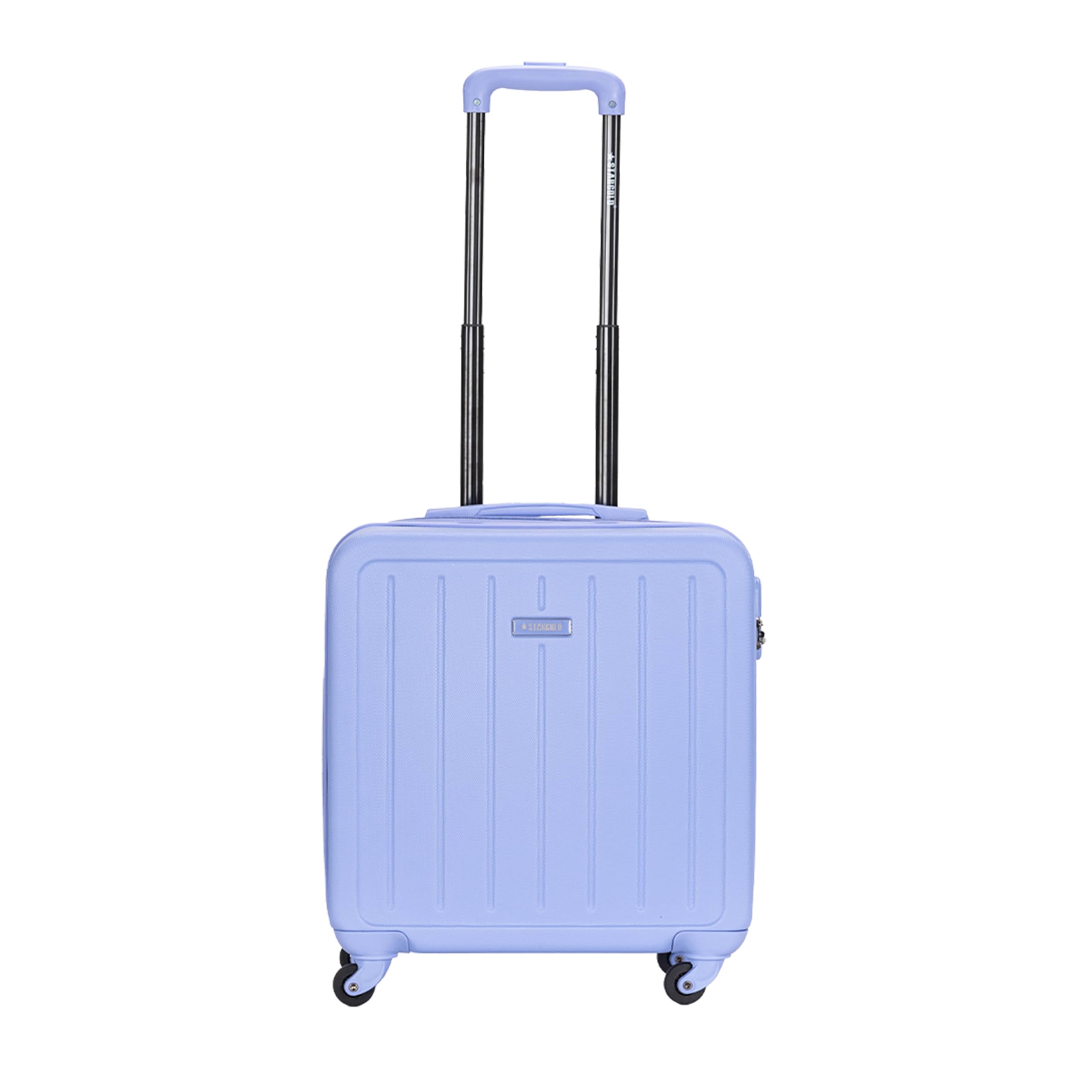16 Inch Single Cabin Size Luggage With 4 Spinner Wheels-T81D C Pale Purple