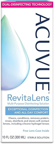 ACUVUE RevitaLens Solución desinfectante multiusos, 10 oz.