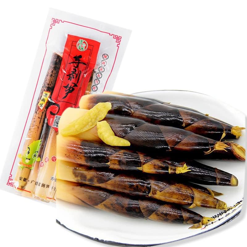Spicy Hand Peeled Bamboo Shoots 230g/bag, Aged Soup with Pickled Peppers and Tender Bamboo Shoots, Snack Gift Pack, Spicy Snacks, Spicy Strips, Pickled Vegetables (Pickled Pepper,3 pack)