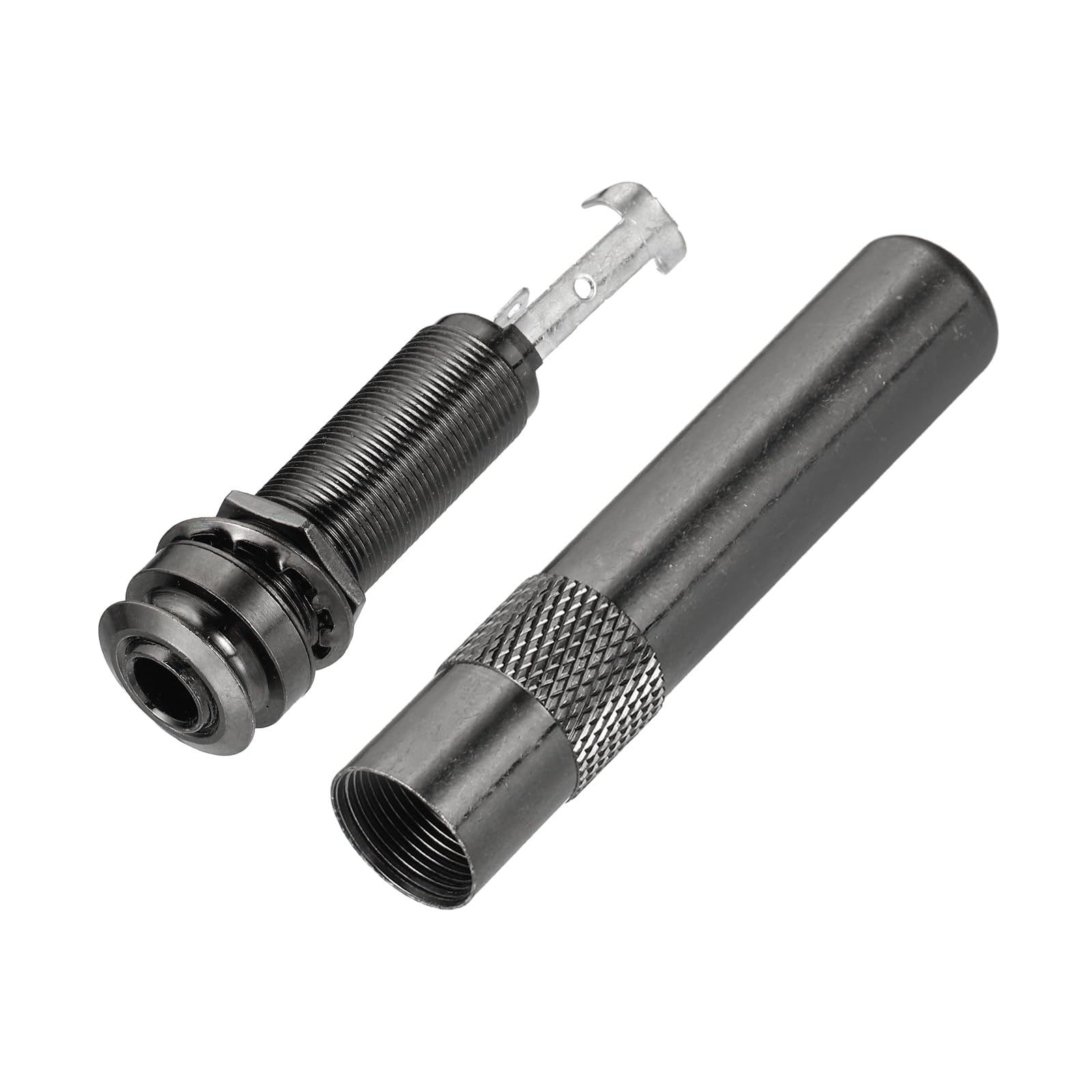 Prise jack cylindrique 6,35 mm MECCANIXITY en métal gris acier pour guitare - 7