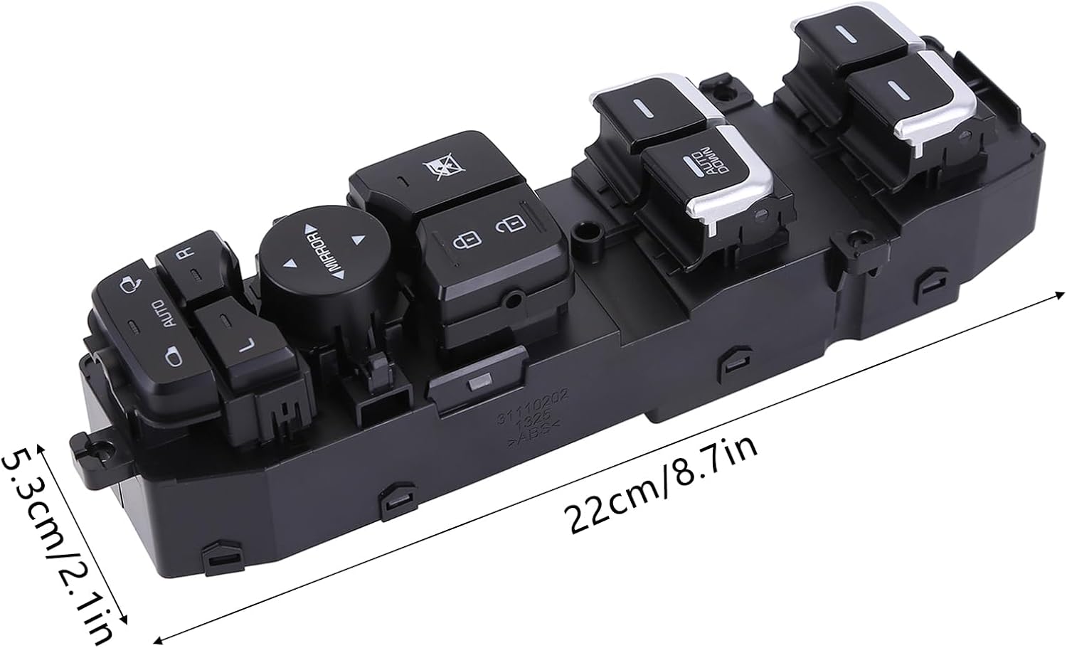 Left Driver Side Master Power Window Switch Fit for Kia for Sorento 2015-2020, 93570-C5010 Car Power Window Control Switch Replacement