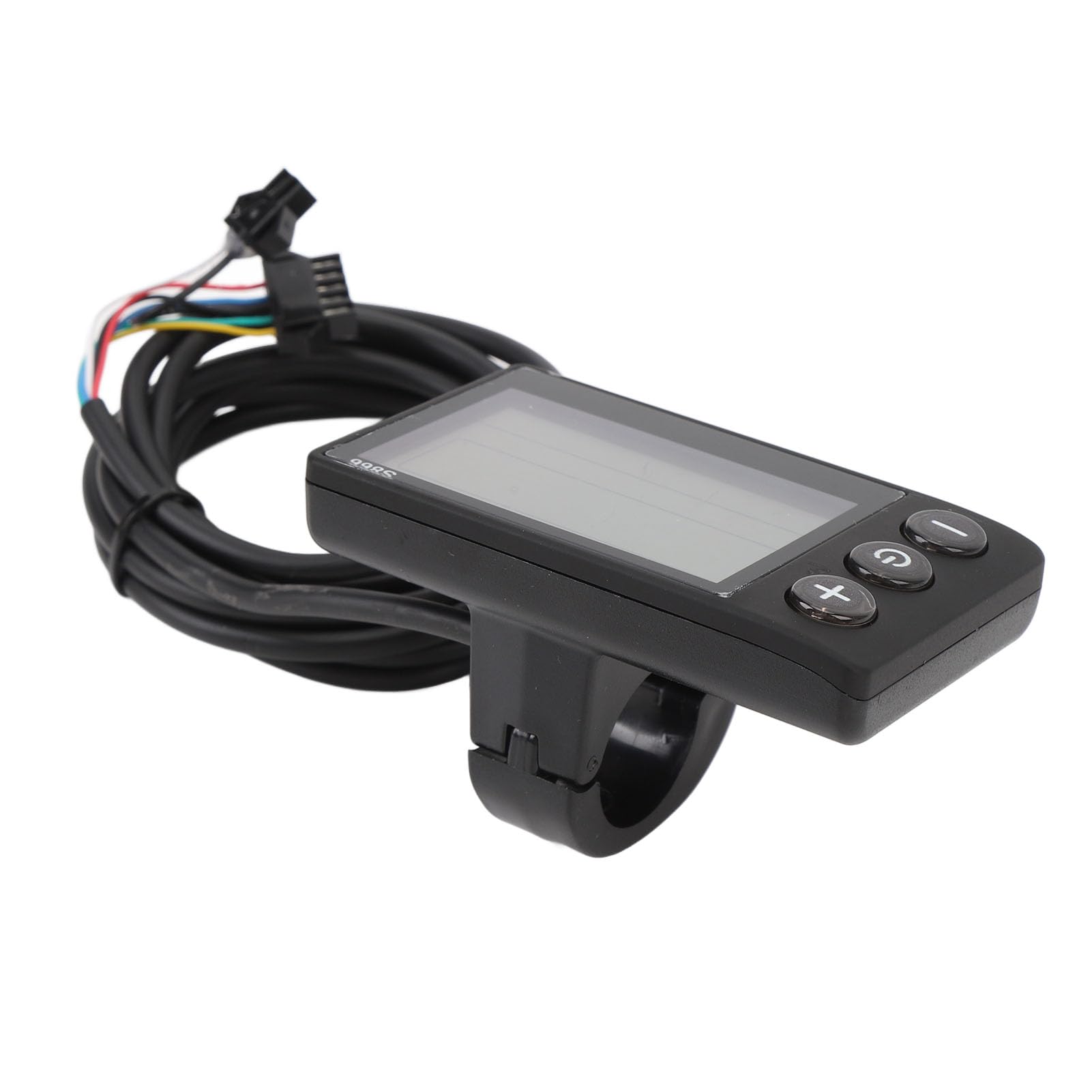 Tbest Panneau D'affichage LCD de Scooter, Panneau de Commande de Scooter électrique avec Matériau ABS adapté au Guidon de 22, 2 Mm pour Le Cycle électrique