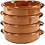 Terra Cotta Cazuelas, Round - 4.5 Inch (4 Dishes)