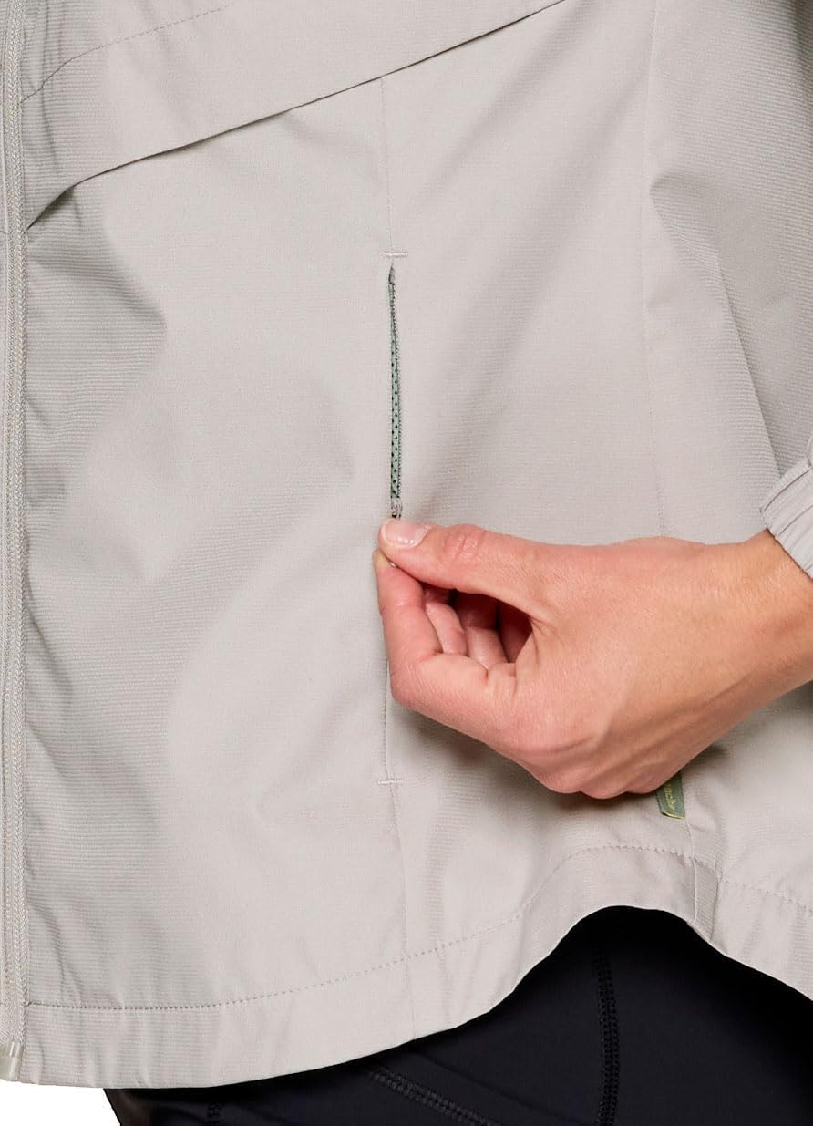 Avalanche Women's Rain Jacket, Lightweight Soft Shell Zip Up Everyday Rain Coat with Zipper Pockets - Image 3