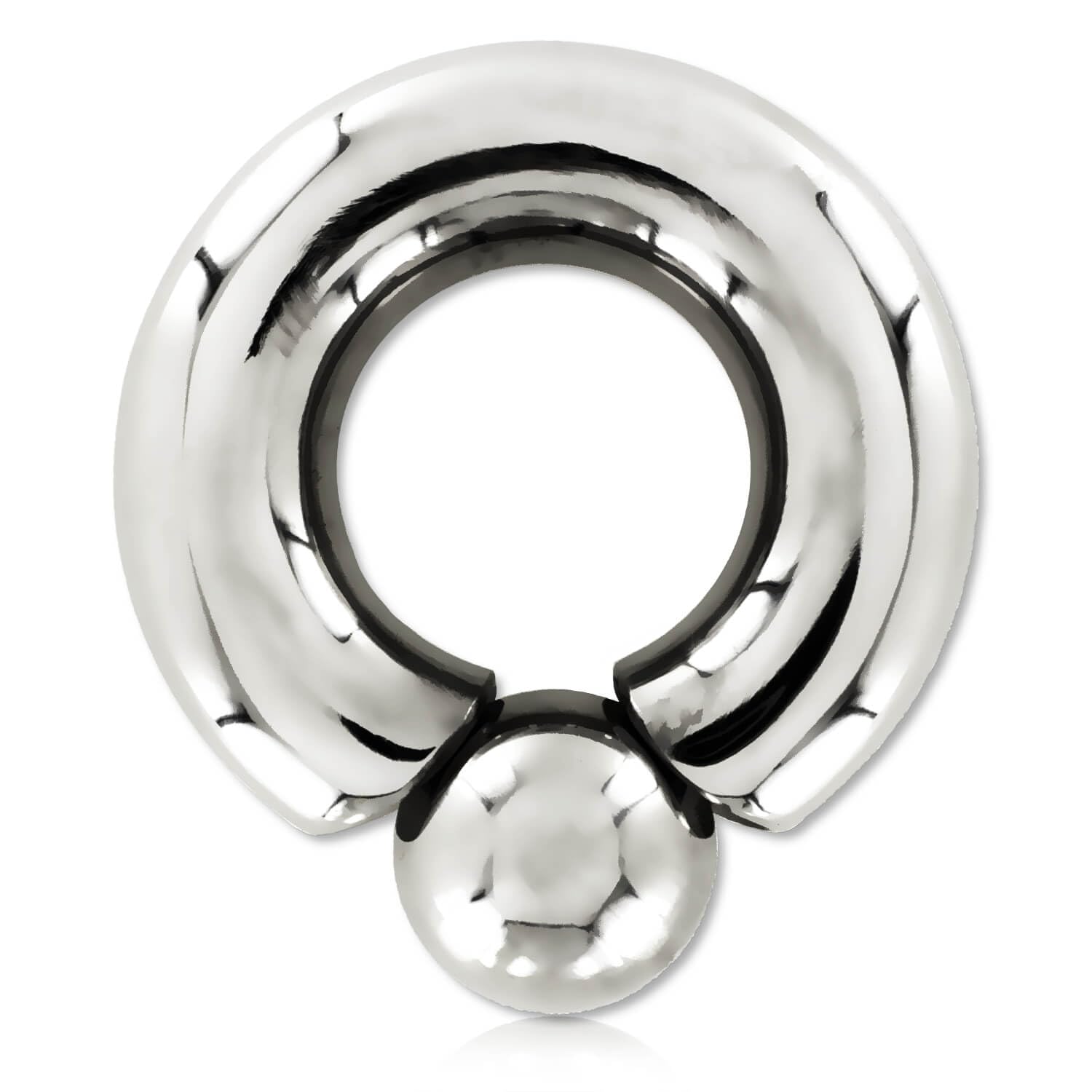 Inoki - Anillo de bolas de acero atornillable para Prince Albert