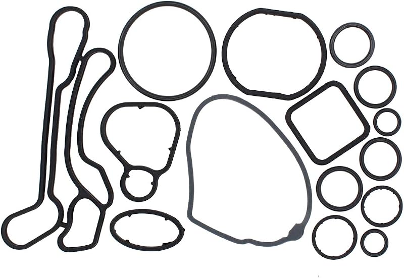 Kit completo de juntas e anéis O-ring do radiador de óleo do motor NewYall – 1 unidade