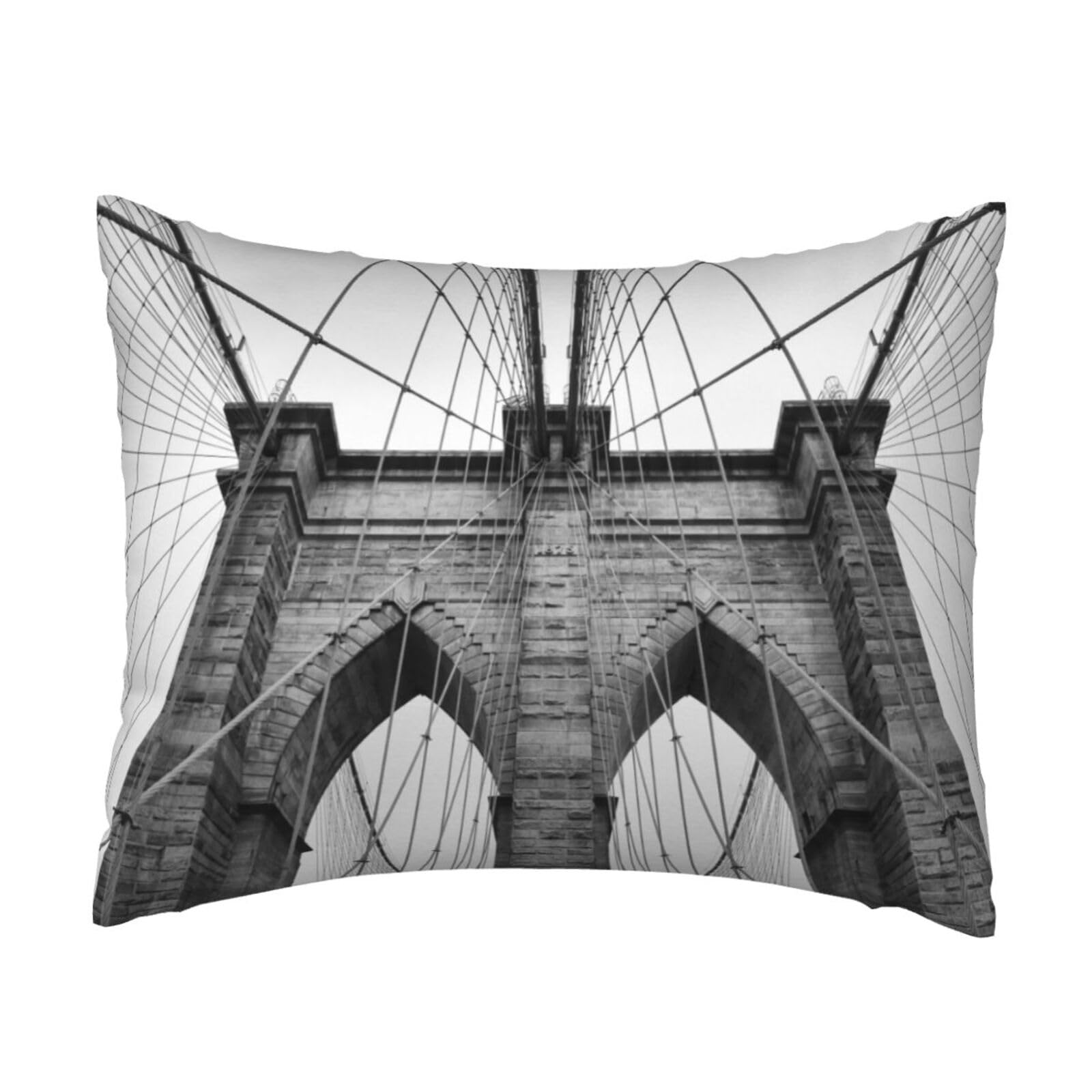 WSHFFILO Brooklyn Bridge printed Pillow Case 20x26in Decorative pillowcase Throw Pillow Cover