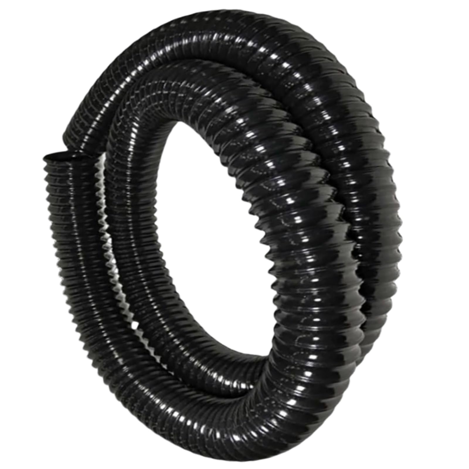 PU Collection Hose, Black, 325mm ID, 1m Length, Wall Thickness 0.63-1.5mm(0.93mm)