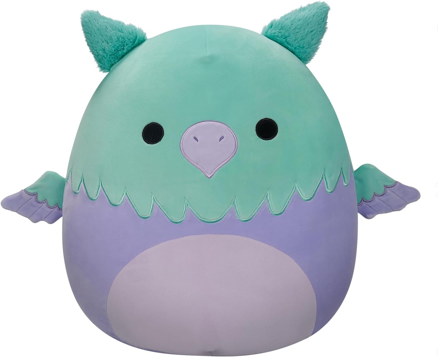 Squishmallows SQCR05401 7.5-Inch-Minerva The Squa and Purple Griffin, Multicolour